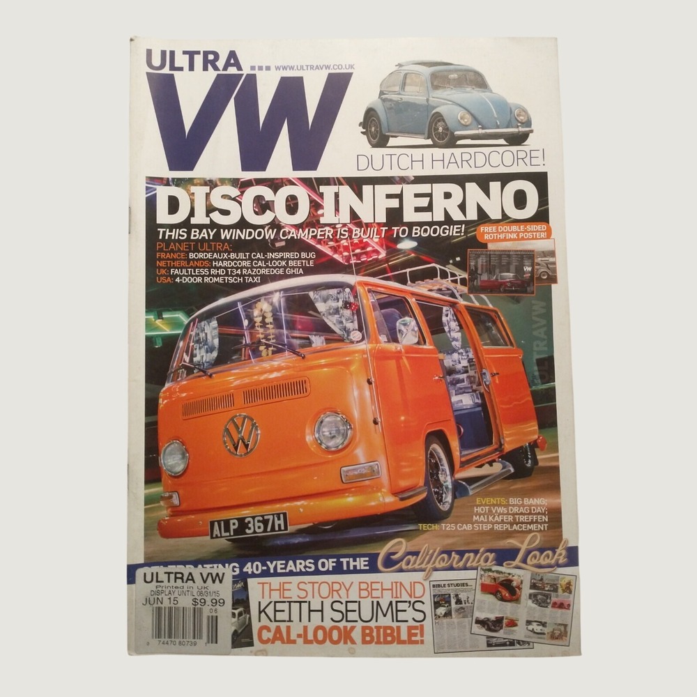 Ultra VW Magazine June 2015 Issue 142 California Look Keith Seume Cal-Look Bible